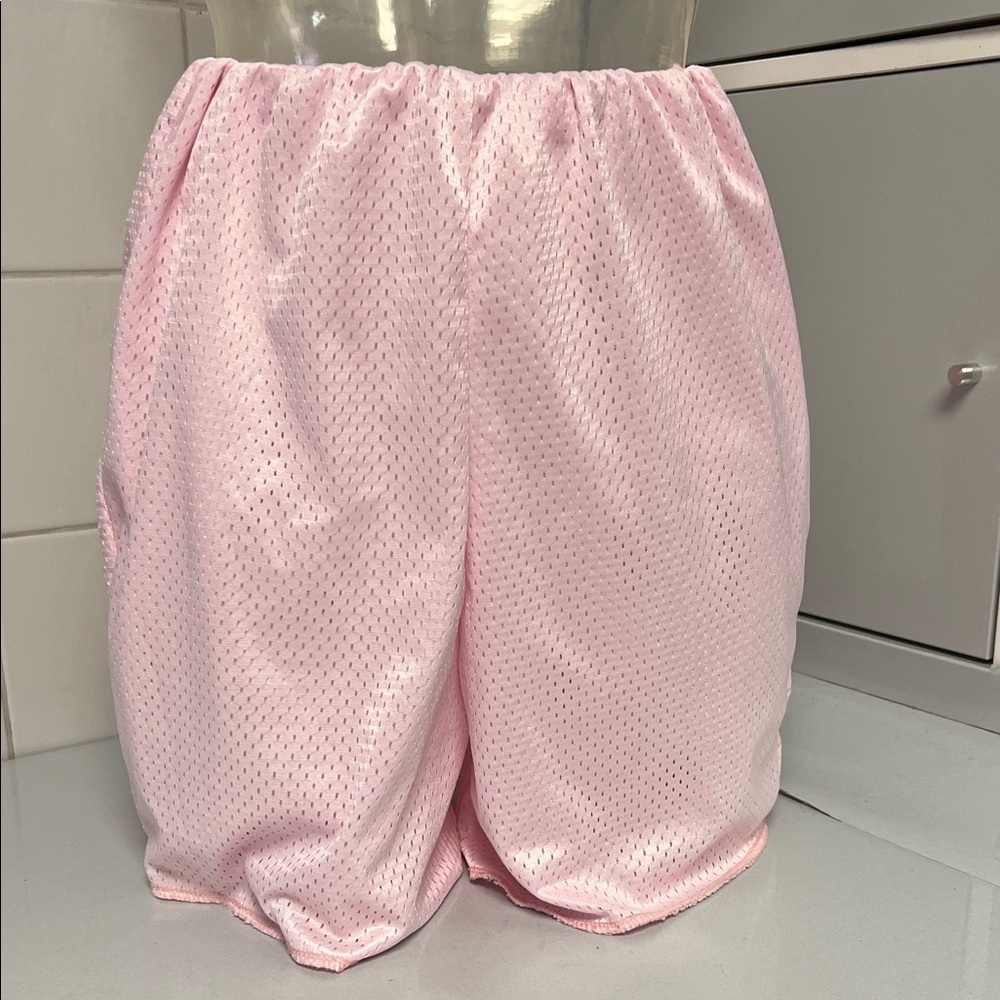 Pastel Pink Dancewear Hoop Shorts S EXC